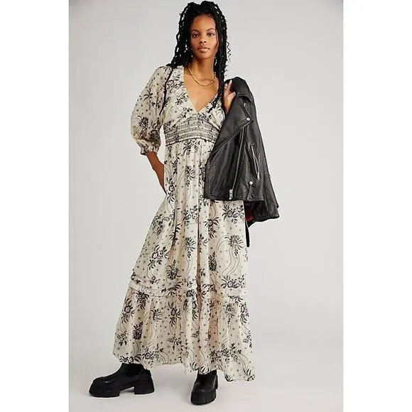 Free People | Dresses | Nwt Free People Golden Hour Maxi Dress Size Medium  | Poshmark